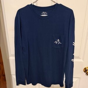 Women's Navy Long Sleeve Tee